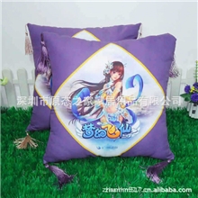 厂家定制优质游戏抱枕个性动漫美女抱枕时尚礼品广告抱枕