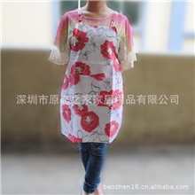 围裙厂家低价批发田园防水围裙时尚广告礼品围裙厨房围裙定制
