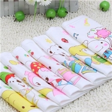 双层蜂巢纱布毛巾儿童毛巾方巾全棉不掉毛批发25*25