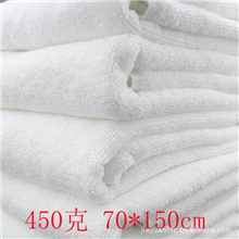 供应纯棉浴巾加大美容酒店宾馆足浴大浴巾450克高阳厂家批发