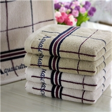 外贸毛巾批发全棉色织缎档毛巾纯棉加厚大毛巾情侣居家面巾