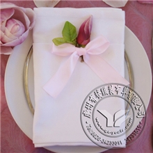 厂家直销酒店宾馆白色全棉餐巾