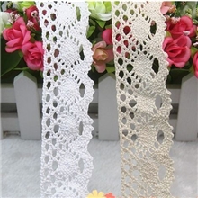 厂家直销质优阿里热卖2.5CM纯棉棉线花边【店内有各类花边现货】