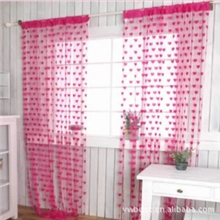 厂家直销线帘门帘心形线帘浪漫心形线帘窗帘高档装饰紫色