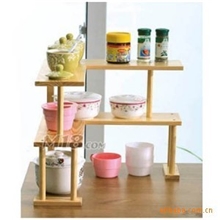 木制厨房置物架/转角架(原木色)网店代理/网店代销/一件代发