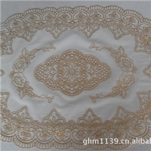 热销供应各种烫金餐垫PVC烫金餐垫杯垫椭圆型大餐垫30*45