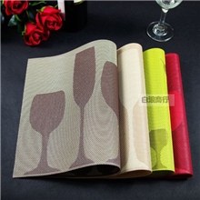 欧式酒店PVC餐垫高档隔热垫餐具垫杯子垫餐桌促销礼品批发