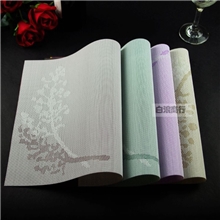 新款素雅欧式酒店PVC餐垫高档隔热垫西餐垫优雅餐垫