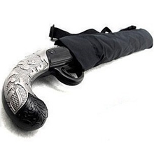 90生活创意西洋枪伞自动伞时尚雨伞步枪伞短枪伞经典兵器伞