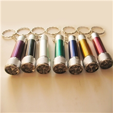 【厂家直销】价格实惠5LED迷你手电筒广告促销礼品钥匙扣手电筒