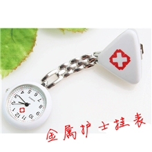 伟盈专业工厂订做医用金属护士挂表，医用挂表，可印客人LOGO。