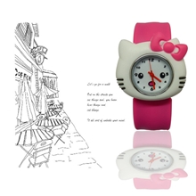 批发时尚手表批发儿童手表批发kitty猫硅胶手表卡通手表批发