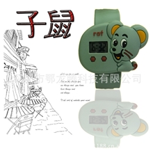 卡通手表十二生肖儿童电子三度防水拍拍时尚表生产厂家手表批发
