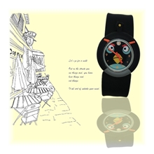 供应卡通手表卷尺表时尚手表批发儿童卡通啪啪表愤怒的小鸟款