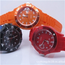 深圳手表厂供应ICE款式硅胶手表|可以按照客户要求做各种颜色