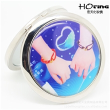 厂家供应牵手图化妆镜，非主流镜子，热销产品