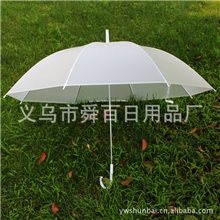 义乌雨伞厂家批发礼品伞雨伞加印logo定做创意直杆广告透明伞