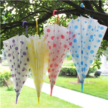 义乌雨伞厂家批发环保圆点遮阳伞加印广告定做个性礼品广告雨伞