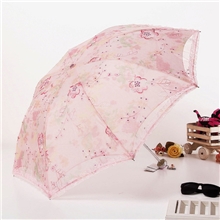 正品天堂伞太阳伞遮阳伞超强防紫外线晴雨伞三折超轻伞春回大地