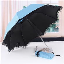 厂家直销三折雨伞防紫外线黑胶太阳伞遮阳伞批发广告伞