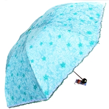 供应正品天堂伞黑胶遮阳防紫外线晴雨伞太阳伞3312e蕾丝情结