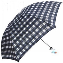 天堂伞雨伞正品批发339S格男女普通晴雨伞三折钢骨雨伞