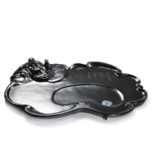 千禧坐佛功夫茶盘批发环保氧化镁仿树脂茶具