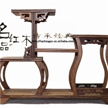 【厂家直销】鸡翅木博古架鼓瓶形多宝架家居装饰批发