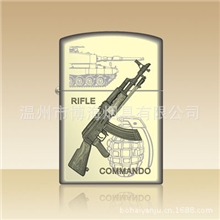 zippo类枪青铜拉丝煤油打火机|油棉打火机及烟具批发厂家直销