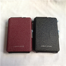 正品爱尔凯自动烟盒打火机创意10支装烟盒黑蓝红3色可选