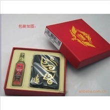 恒星H12-1203黑磨砂金属煤油打火机（盒带油）