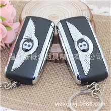 供应创意打火机汽车遥控器钥匙打火机防风充气打火机