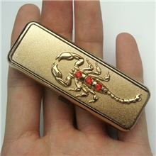 蝎子王U盘个性电子点烟器/USB充电打火机/创意防风无声金属正品