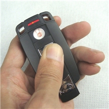 391宝马车钥匙/USB充电打火机/创意超薄防风/电子点烟器/个性无声
