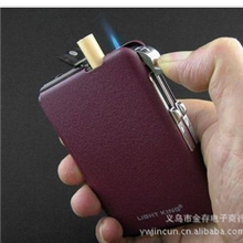 原装正品爱尔凯自动烟盒创意打火机10支装磨砂版手感超好特价