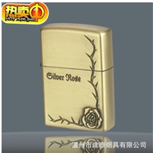 玫瑰花4款精品收藏建泰打火机玫瑰花浮雕打火机批发19616390