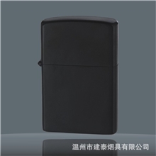 打火机批发纯黑电泳金属棉油打火机定制广告促销礼品8901