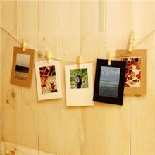 厂家批发个性照片墙手工制作3寸6寸7寸DIY串串韩式悬挂纸相框