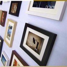 厂家直销加厚实木相框画框10寸相框创意定制相框可印LOGO