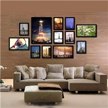 厂家直销创意相框照片墙唯美批发12框组合-埃菲尔