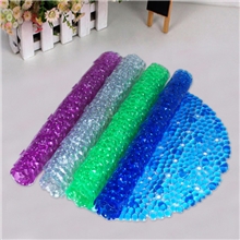 浴室厨房防滑地垫PVC地垫地垫厂家批发透明吸盘式按摩垫D03