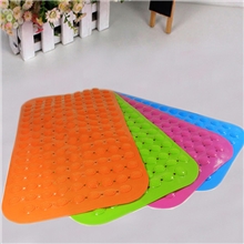 淘宝爆款浴室防滑垫PVC浴室垫卫生间地垫椭圆脚印D04