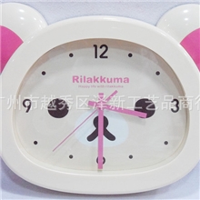 卡通创意挂钟轻松熊挂钟Rilakkuma挂钟/壁钟/时钟静音时钟8704