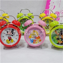 卡通创意闹钟迪士尼闹钟卡通2.5寸闹钟kitty叮当米奇金属闹钟