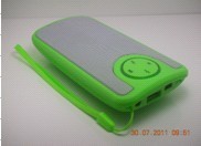 供应收音机式迷你音箱可爱绿色迷你音箱超薄迷你音箱广告礼品