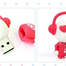 会唱歌的音乐人送礼佳品创意U盘4G/1G/2G/16G/8G优盘卡通U盘