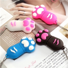 U盘工厂批发可爱猫爪卡通创意U盘8G4G16G32G优盘礼品U盘