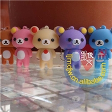 站式泰迪轻松熊情侣U盘创意U盘卡通礼品U盘8g/16g/32G优盘批发