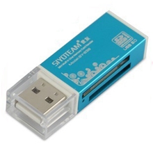 康扬厂家批发世友SY-638金属usb多功能读卡器多合一高速正品