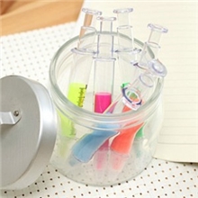 韩尚汇&there4;日韩国文具针管针筒造型荧光笔/记号笔创意奖品2113